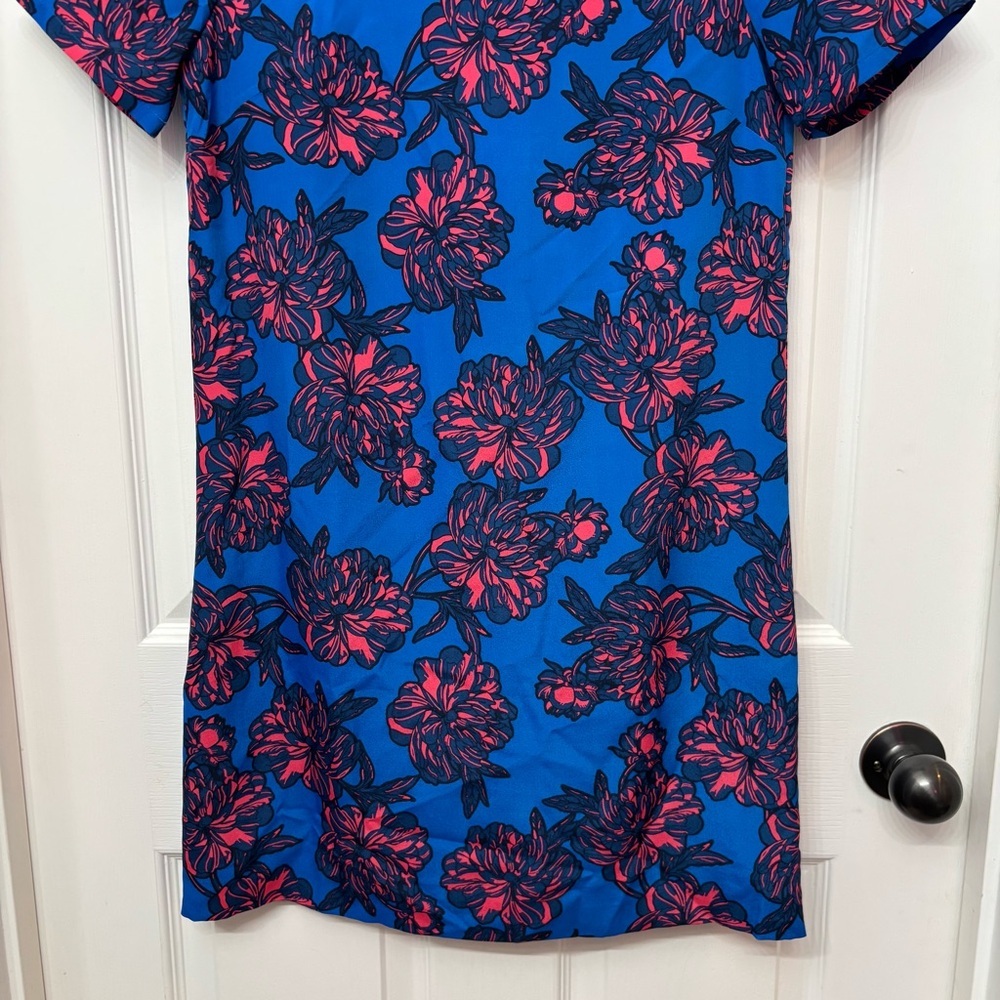 Blue Floral Shift Dress | J.Crew 0 - Picture 4 of 10